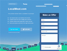 Tablet Screenshot of localmeat.com